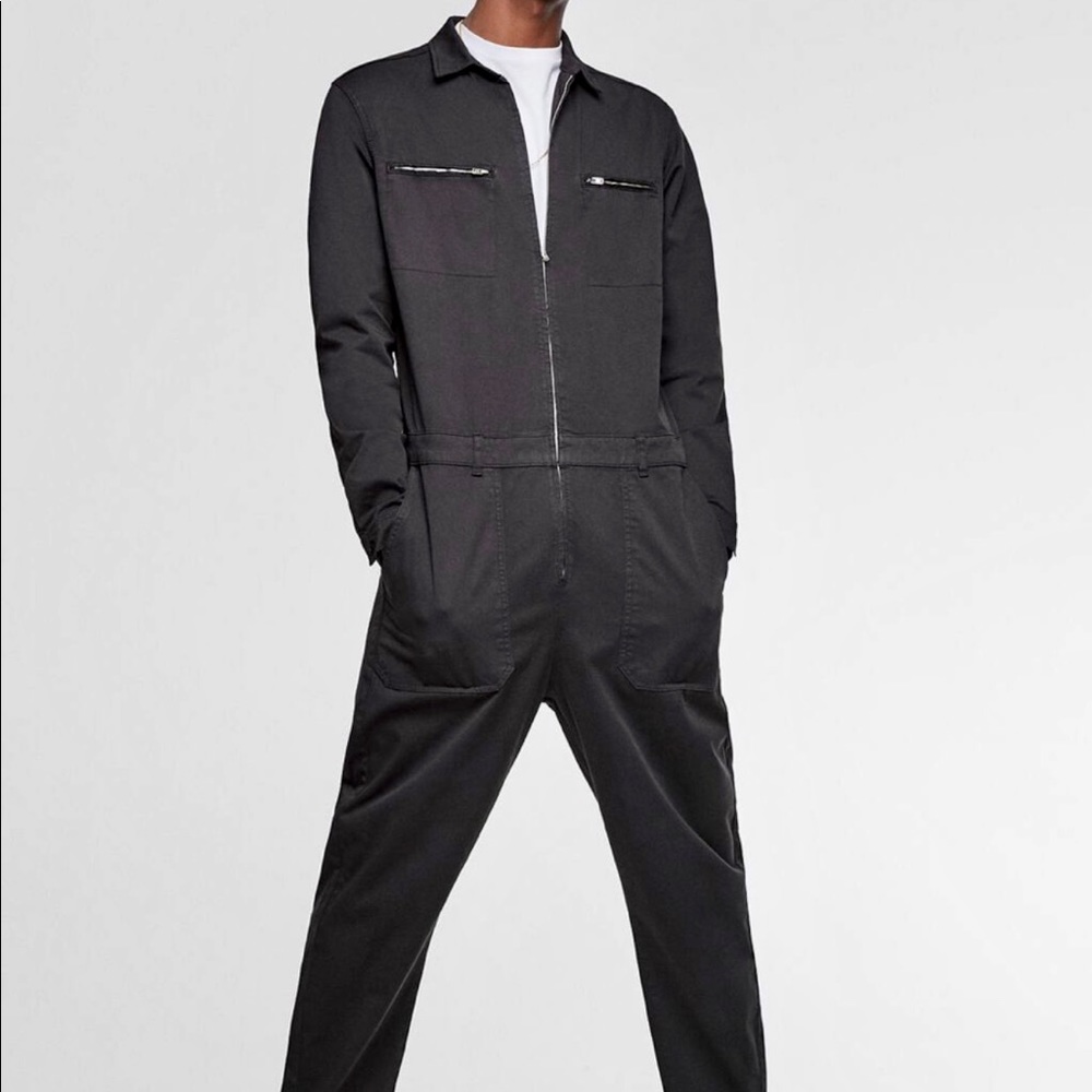 Zara back jumpsuit